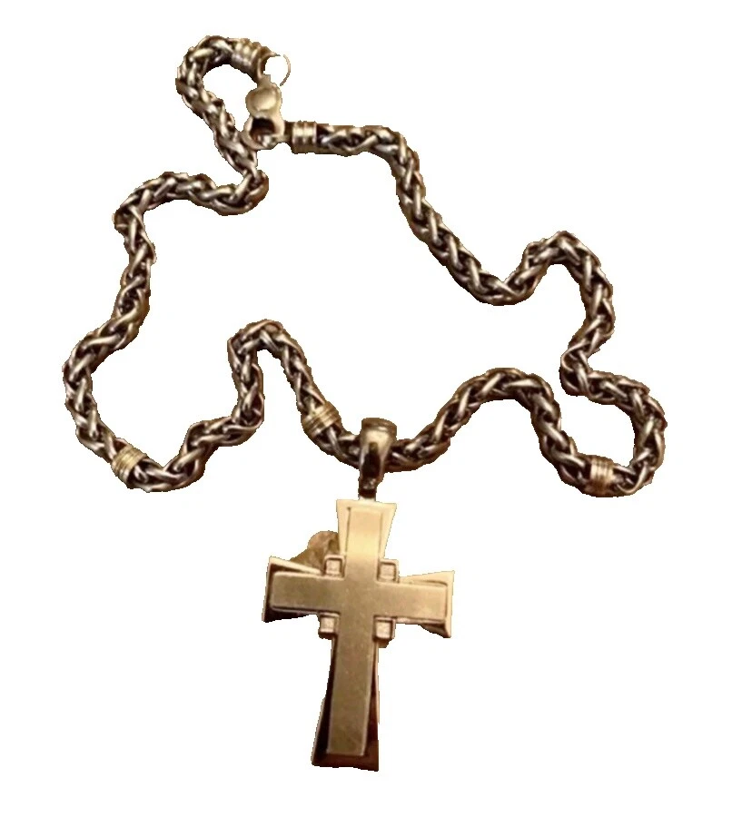 Cadena de Acero Quirúrgico Natural Moda Collares y Colgantes