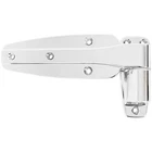 KASON 1245 Reversible Cam-Rise Walk-in Hinge Chrome Finish for Freezer/Cooler