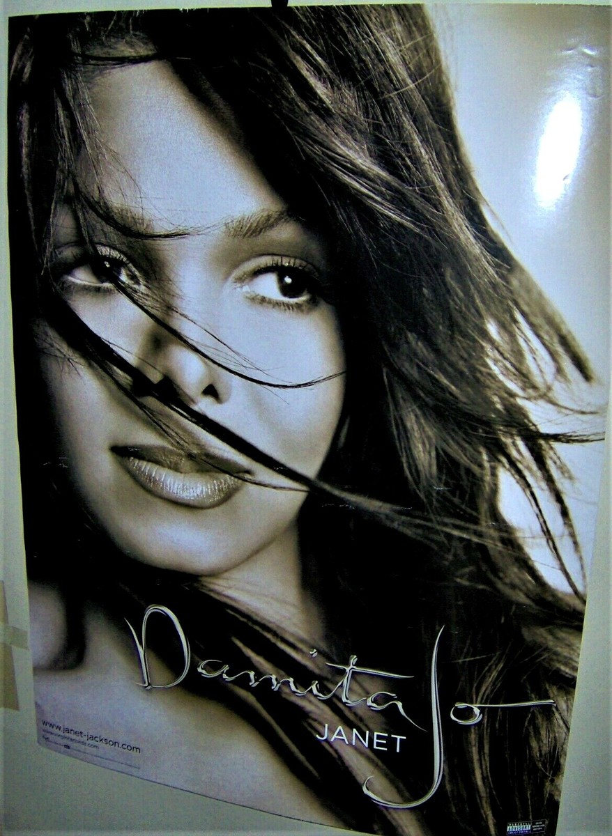 ジャネットジャクソン　コンサートポスター 1989 Janet Jackson Promo Poster Rare 29” X 22” | eBay