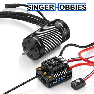 HOBBYWING 38010607 MAX8 GS2 ESC + 4278SD 2250KV G2R Motor (3-6S) Combo HRP