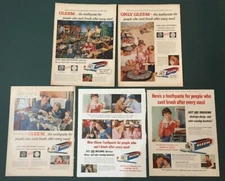 Gleem  Advertisements Lot of 5