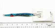 Vertical Lead Jigs for Saltwater Speed Jig 130 Grams 22 pcs with Treble Assist
