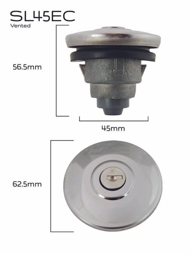 CPC SL45EC LOCKING FUEL CAP FOR FALCON XD XE XF CHECK APPLICATION BELOW - Picture 2 of 3