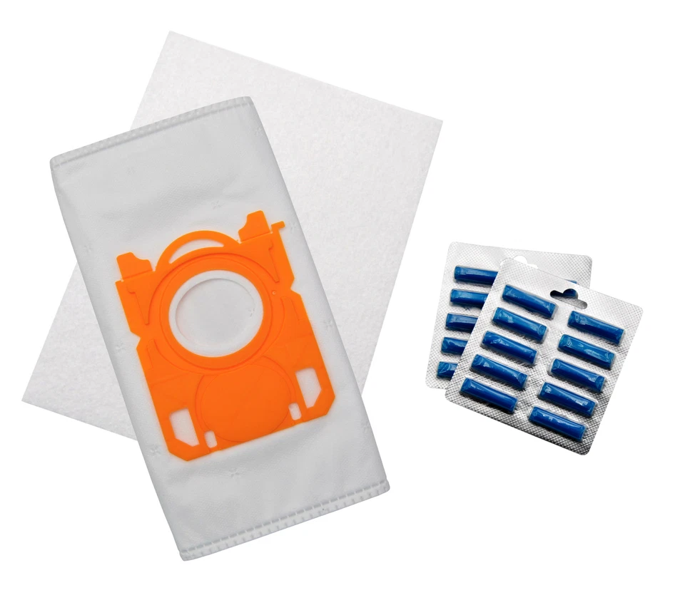 20 Staubsaugerbeutel 20 Duft blau geeignet AEG VX4 Efficiency VX6 VX7 VX9 S-Bag