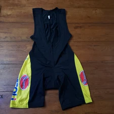 DB Sport (Large/4?) Cycling Bibshorts Vintage Italy Bib Shorts 6.5" 17" (7.5/10)