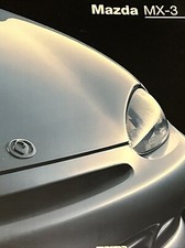 The Mazda MX3 MX-3 Range Original Car Sales Brochure From 1995