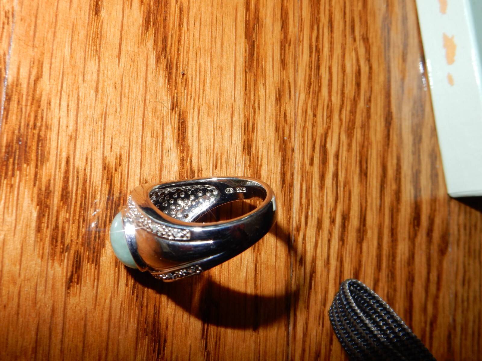 ROSS-SIMONS AMAZONITE RING  STERLING SILVER 925 D… - image 3