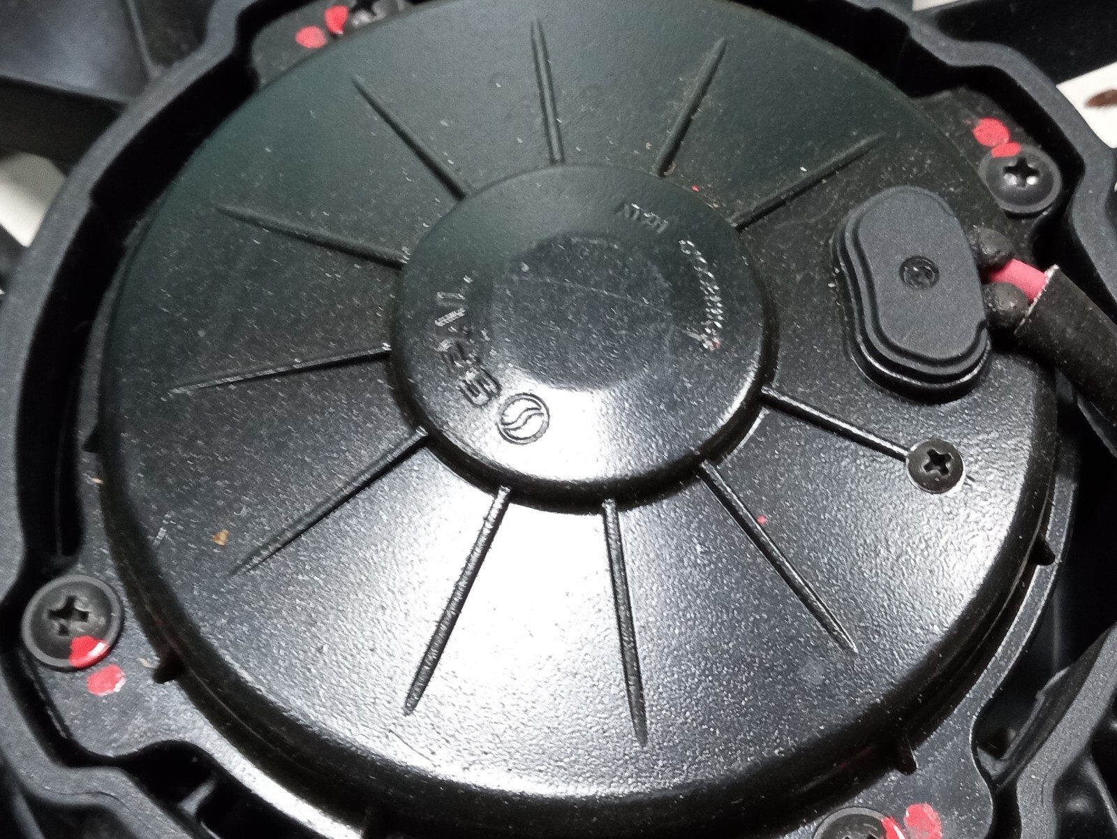Ferrari 458 Engine Radiator Cooling Fan Blade_Shroud_Motor_Sensor_260594_263253