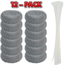 12 Pack Washing Machine Lint Traps with 12 Nylon Cable Ties for Washing Machine