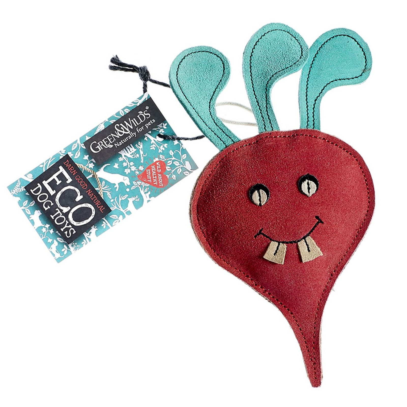 Green & Wilds Eco Dog Toy – Terry the Turnip