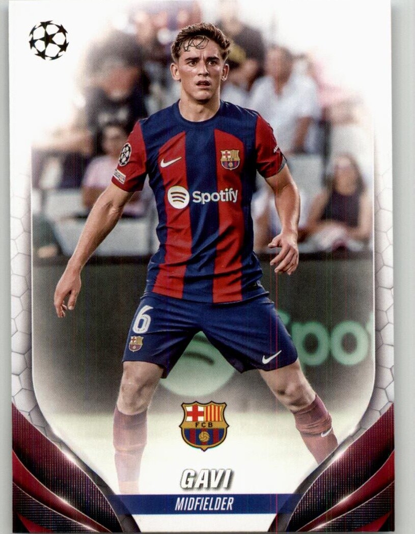 2023-24 Topps UEFA Club Competitions Gavi #63 FC Barcelona