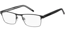 Tommy Hilfiger Men's Browline Rectangle Eyeglass Frame - TH1944 0RZZ 19