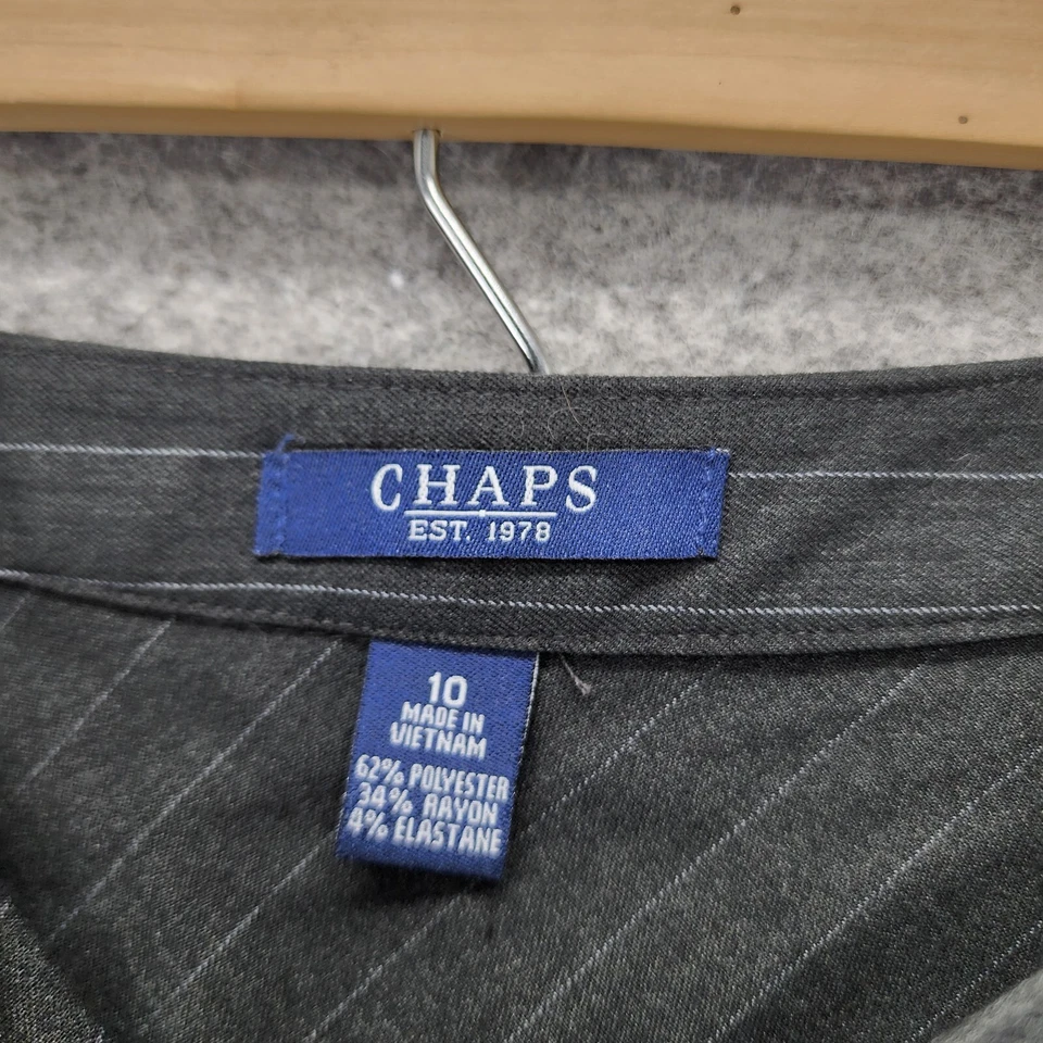 Faldas Chaps para mujer línea 10 A negras a rayas Foto 3 de 4