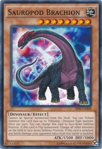 Sauropod Brachion - SR04-EN008 - Common - Unlimited Edition x3 - Near Mint