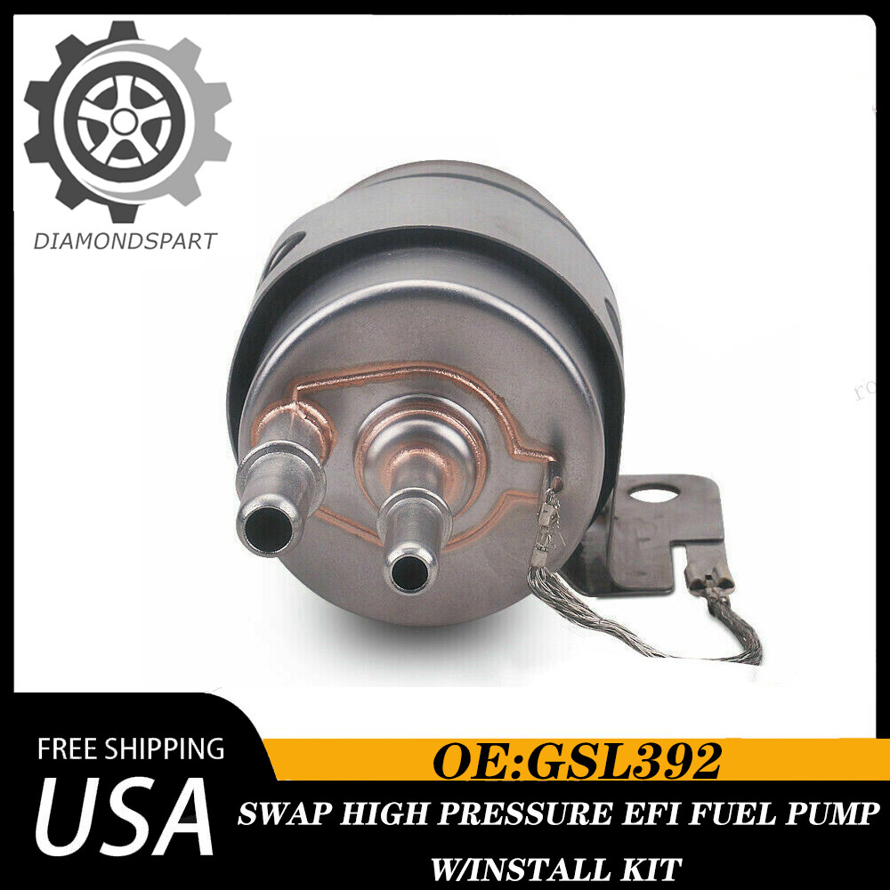 Inline Walbro TI 255LPH LS Swap High Pressure EFI Fuel Pump w/Install