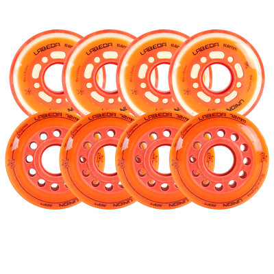 Labeda Roller Hockey Wheel Union Soft 76A Youth Hilo Combo 68mm 72mm