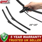 For VW Transporter T5 2003-2013 Front Windscreen 24" 24" Flat Aero Wiper Blades