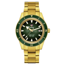 New Rado Captain Cook Automatic Stainless Steel Green Dial Men's Watch R32136323