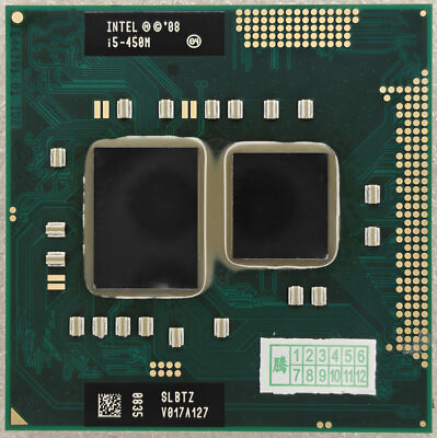 Intel Core i5-450M SLBTZ Laptop CPU Prozessor 2,4GHz bis 2,667MHz 3MB Sockel G1