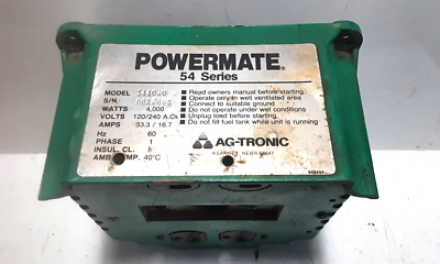 Coleman Powermate 4 KW Generator 4000 Series 54 End cap 0050469