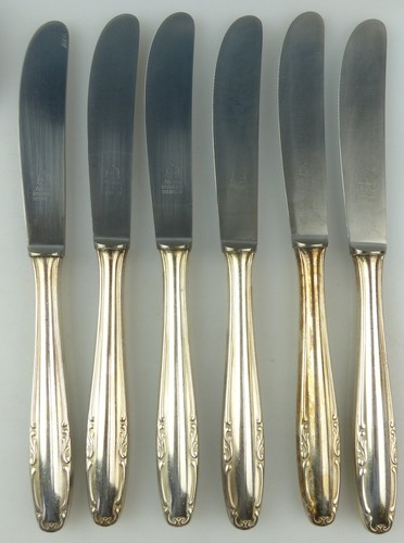 e10234 34 teiliges Dessertbesteck inklusive Vorleger 100er Silberauflage Nica - Picture 3 of 12