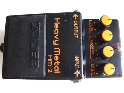 Vintage 1984 Boss HM-2 Heavy Metal Distortion Guitar Effect Pedal
