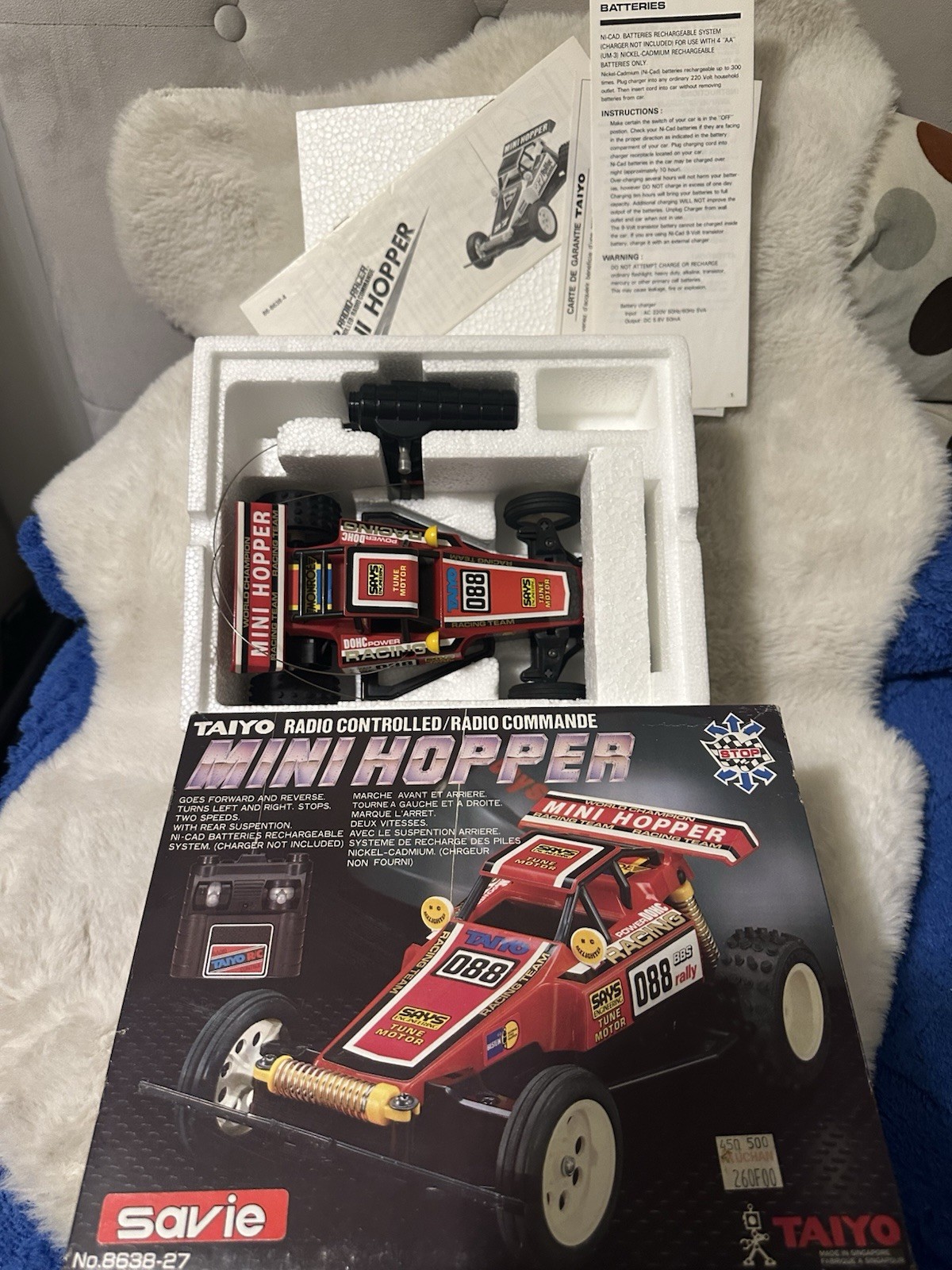 Voiture télécommandée vintage Taiyo RC Mini Hopper B54