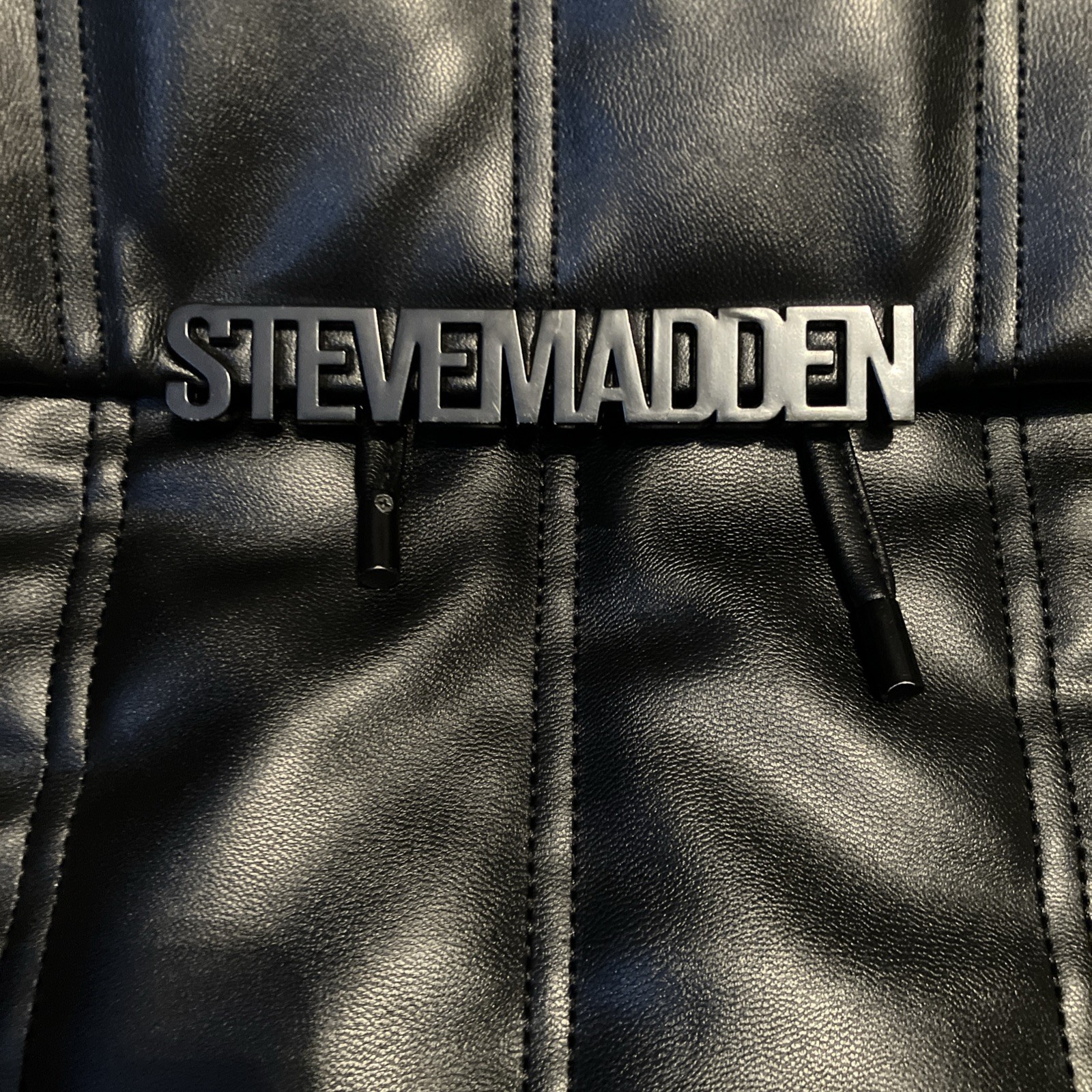 Steve Madden Backpack, Black Backpack, Medium Size - image 2