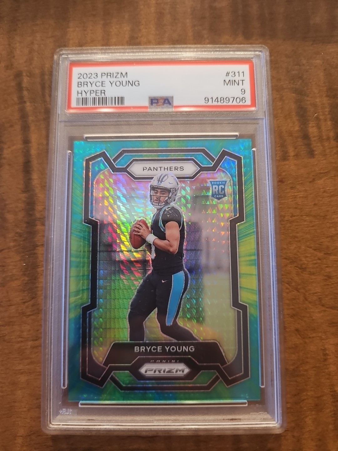 2023 Panini Prizm - Rookies Bryce Young #311 Hyper Prizm /175 RC PSA 9