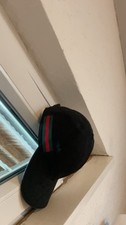 Gucci Baseballkappe Schwarz grün-rot Streife...