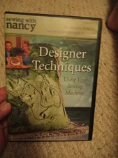 DVD Sewing with Nancy Designer Techniques FREE SHIPPING