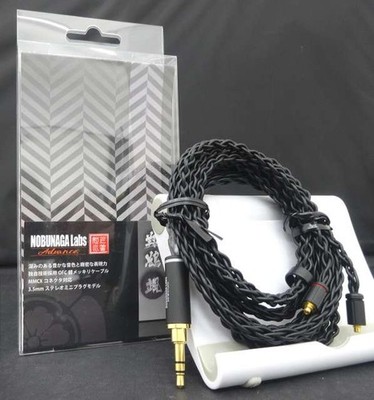 NOBUNAGA LABS NLA-SHK-HYT Re-cable 3.5mm Mini Stereo, 4.7ft, MMCX Plug