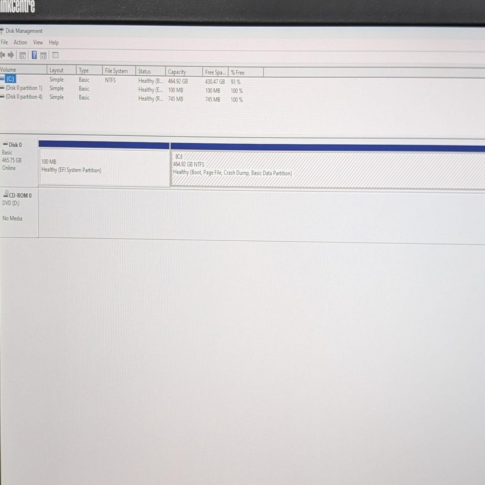 Lenovo Thinkcenter M93z 23" AIO i7-4770S 3.10GHz 8GB RAM 512GB SSD Win 11 Pro