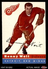1954 Topps #9 Benny Woit Red Wings 6 - EX/MT