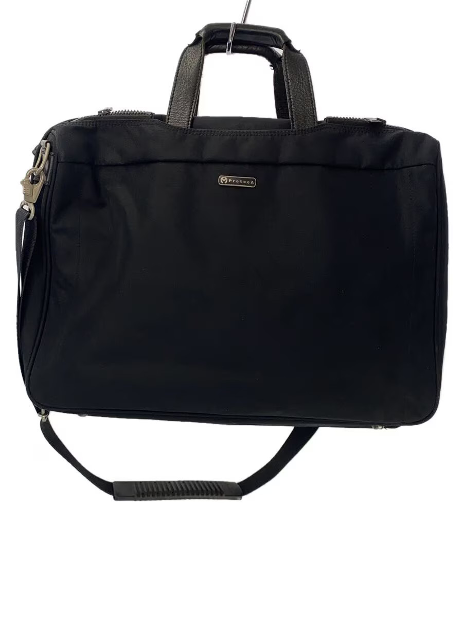 PROTECA Briefcase Nylon Black Solid Color