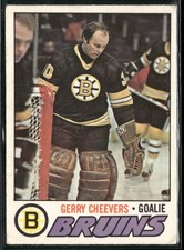 1977-78 O-Pee-Chee Gerry Cheevers #260 Boston Bruins