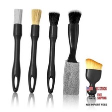 5 PCS Car Detailing Brush Set-Car Interior  Exterior Soft Boars Bristle