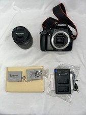 Canon EOS Rebel T3 Digital SLR Camera Black with EFS 18-55mm and Extra Batteries