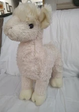 Rare HTF Build A Bear Workshop White Llama 16” Plush Stuffed Animal 2012 Alpaca