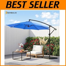 Fade Resistant Outdoor Umbrella with Tilt Adjustment