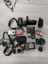 Assorted Cameras And Accessories Lot