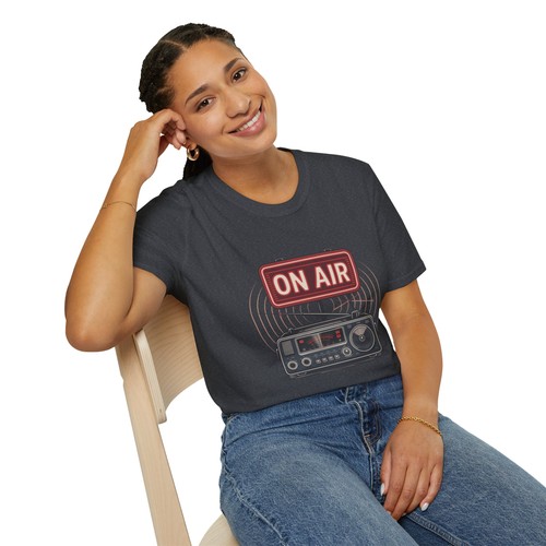 Ham Amateur Radio On Air Tshirt Unisex Softstyle T-Shirt - Picture 5 of 91
