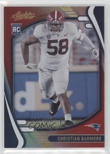 2021 Panini Absolute Rookies Spectrum Red /100 Christian Barmore #156 0m9d