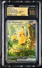 Pokemon Pikachu EX Ascended Heroes 276 Special Illustration Rare CGC 10 Pristine on eBay