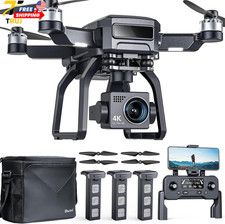 F7GB2 Pro Drones with Camera 4K UHD Aerial 3-Axis Gimbal with 3 Batteries NEW US