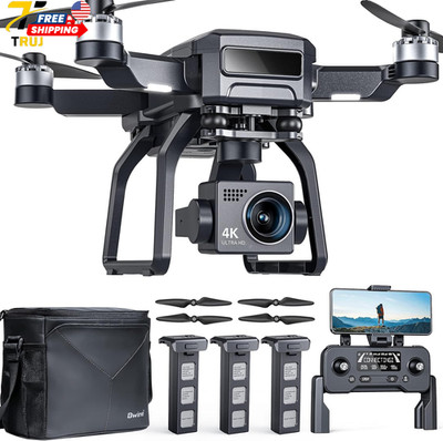 F7GB2 Pro Drones with Camera 4K UHD Aerial 3-Axis Gimbal with 3 Batteries NEW US