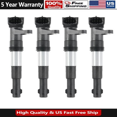 4PCS Ignition Coil 0221604103 For 2002-2006 Alfa Romeo GT 156 GTV Spider 2.0 JTS