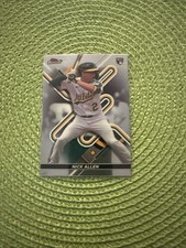 Nick Allen RC 2022 Topps Finest Rookie Card #33 Oakland Athletics