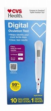 CVS Digital Ovulation Test Kit 10 Test Sticks 1 Digital Reader New Sealed