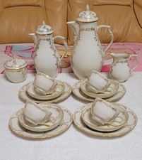 KPM Berlin, Kaffeeservice,TOP Zustand,Porzellan, Goldrand, Gold Bemalung.